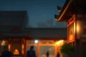 长街短巷老街巷道与晾衣绳的封面画面